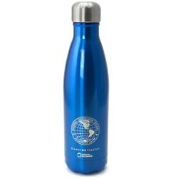 National Geographic Globe S'well Water Bottle in Royal Blue