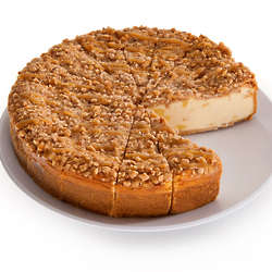 Caramel Apple Crunch Cheesecake