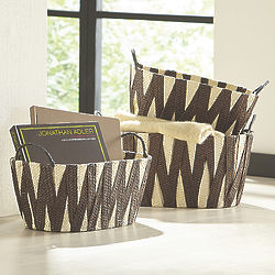 3 Woven Nested Baskets