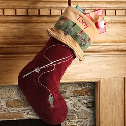 Fishing Pro Embroidered Stocking