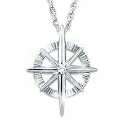Thomas Kinkade Faith For All Seasons Diamond Pendant