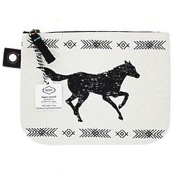 Large Saddle Up Cosmetic Bag with Zipper Pouch