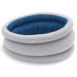 Reversible Ostrich Pillow Head and Neck Travel Pillow