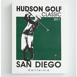 Golf Classic Canvas Art Print