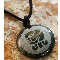 Keme Maya Serenity Jade Pendant Necklace