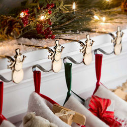 Holiday Motif and Mantel Stocking Holders