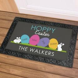 Easter Welcome Personalized Doormat with Frame