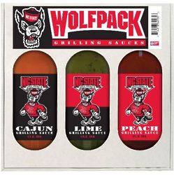 North Carolina State Wolfpack Cajun Grilling Sauce Gift Pack