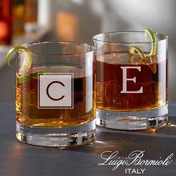 Luigi Bormioli Personalized Monogrammed Whiskey Glass