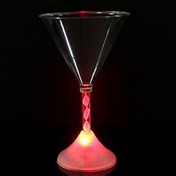 LED Flashing Wine Glass