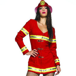 Red Hot Sexy Firefighter Costume