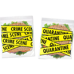 Crime Scene Sandwich Bags