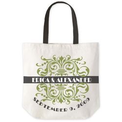 Personalized Wedding Date Tote Bag