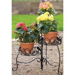 3-Tier Scroll and Ivy Folding Plant Stand
