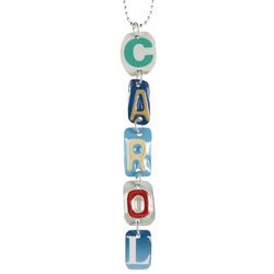 Personalized License Plate Necklace