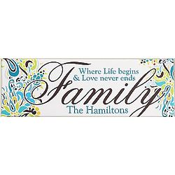Personalized Life and Love Canvas Wall Art Art
