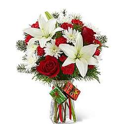 Joyous Holiday Bouquet of Flowers