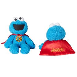 Personalized Superhero Cookie Monster Stuffed Animal