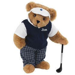 Golfer Teddy Bear