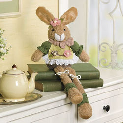 Garden Bunny Shelf Sitter