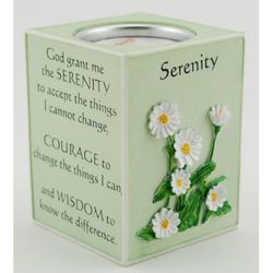 Serenity Prayer Votive Candle Holder