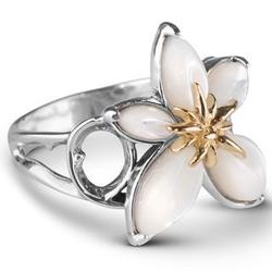 Purity and Promise Mother of Pearl Bold Ring