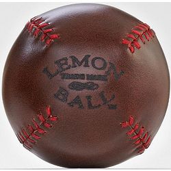 Lemon Ball Leather Baseball