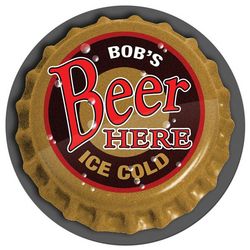 Personalized Beer Cap Mat