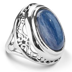 Silver Kyanite Bold Ring