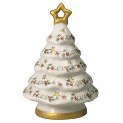 Gold Star Christmas Tree with LED Light