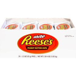 24 Reese's White Peanut Butter Cup Candies