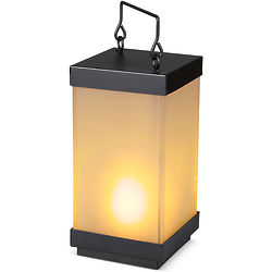 FireGlow Tall LED Metal Lantern