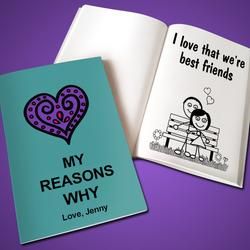 Why I Love You Personalized Soft Cover Book