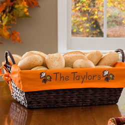 Personalized Fall Leaves Liner for Basket