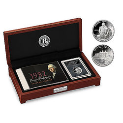 The First Modern Silver Commemorative Coin with Deluxe Case