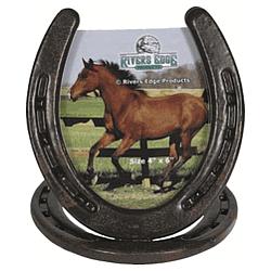 Rustic Horseshoe Photo Frame