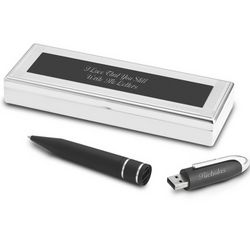 2 GB Black Matte/Silver USB Pen