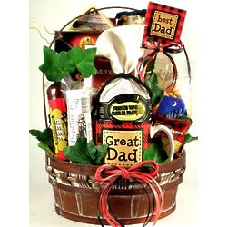 Great Dad Snacks and Sweets Gift Basket