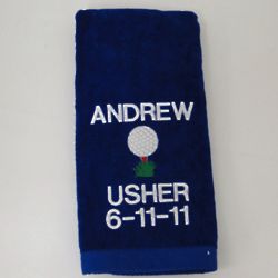Bridal Party Personalized Golf Towel
