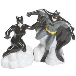 Batman and Catwoman Salt and Pepper Set