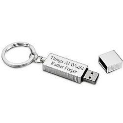 USB 4GB Textured Key Chain