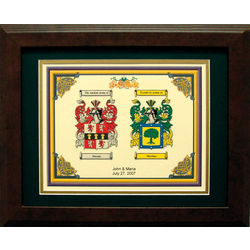 Coat of Arms Anniversary Framed Print