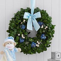 9" Bundle of Joy for Boy Wreath
