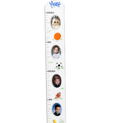 Personalized Growth Chart with Photo Slots