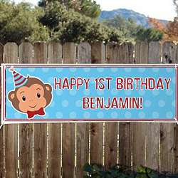 Personalized Oversized 6 Foot Long Birthday Banner
