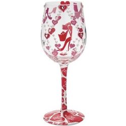 Hot to Trot Wine Glass
