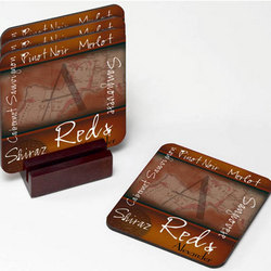 Personalized Wine Coasters