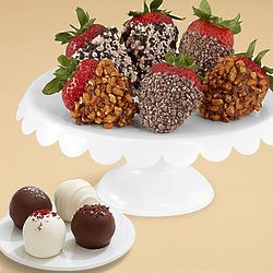 Cake Truffles and Premium Chocolate-Dipped Strawberries