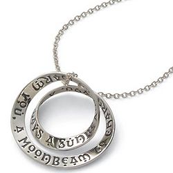 Sterling Silver Irish Blessing Necklace