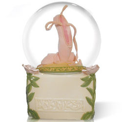 Pink Pointe Ballet Shoes Musical Waterglobe